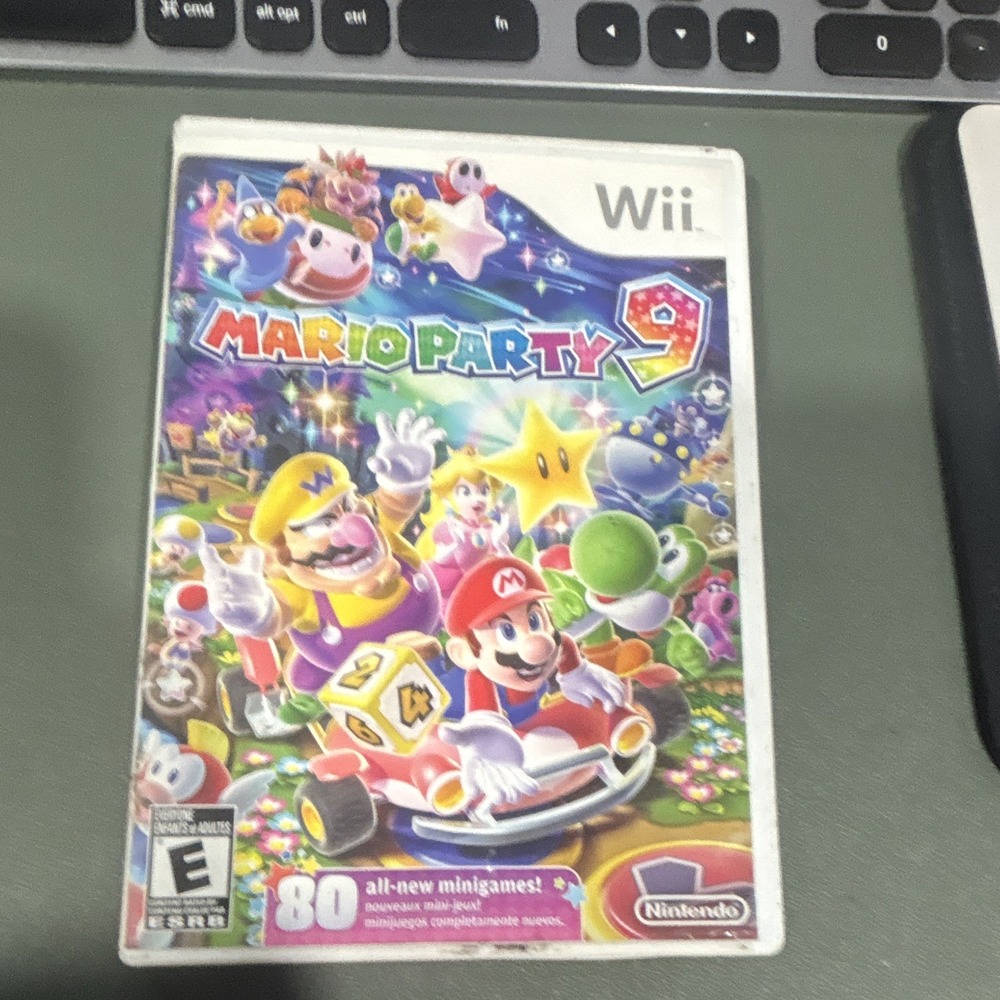 Nintendo Mario Party 9 Nintendo Wii DVD Keep Case Only (No Disc)
